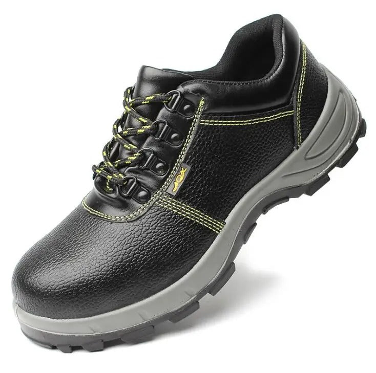 Chaussure de sécurité d'Hiver en Cuir avec Embout en Acier, Anti-Perforation