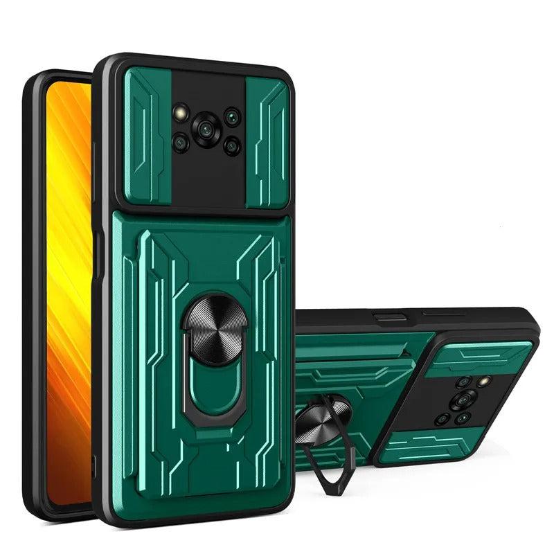 Coque de Téléphone Antichoc avec Fente pour Carte pour Xiaomi