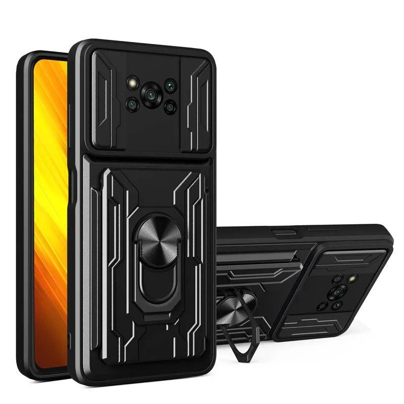Coque de Téléphone Antichoc avec Fente pour Carte pour Xiaomi