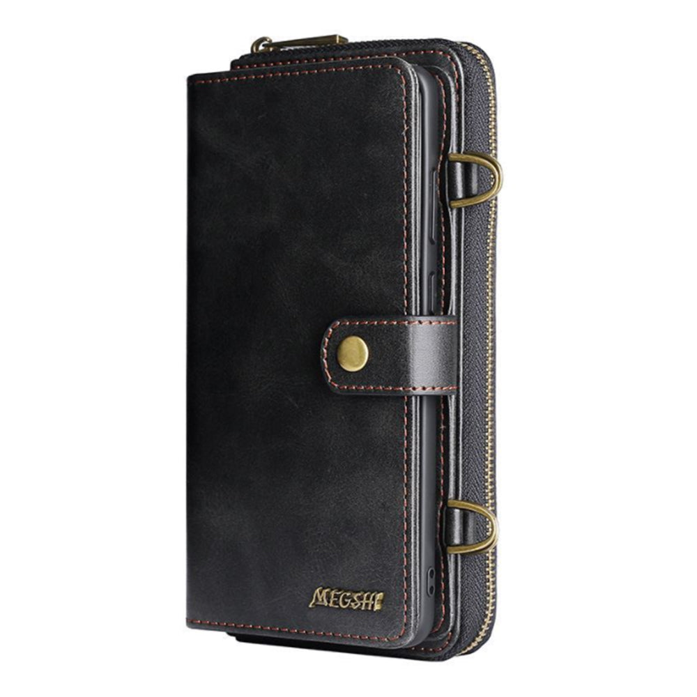 Funda de cuero con tapa para iPhone