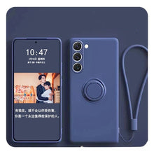 Charger l'image dans la galerie, Coque silicone mate avec support pour samsung