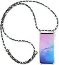 Charger l'image dans la galerie, Coque Transparente Rigide Antichoc Avec Bandoulière Pour Samsung