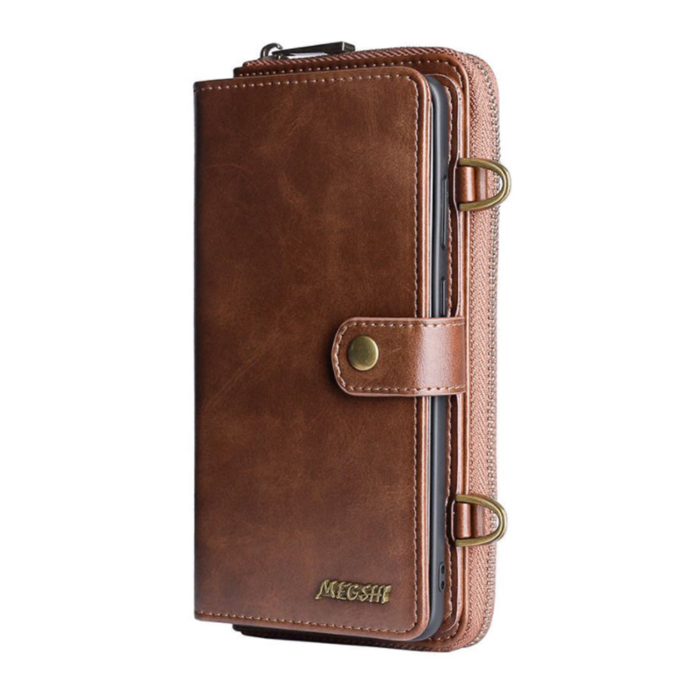 Funda de cuero con tapa para iPhone