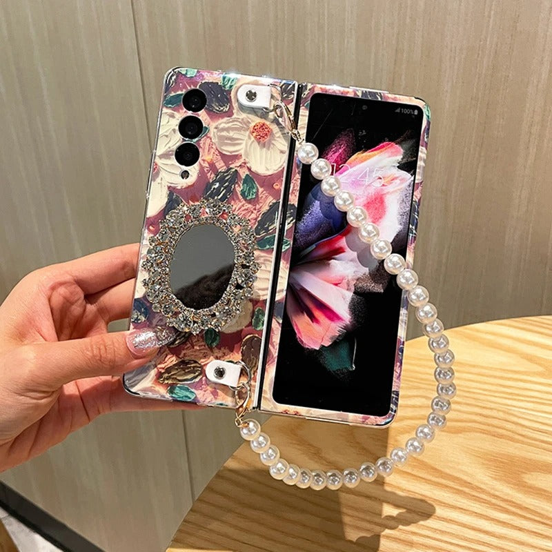Coque de luxe féminine pour Samsung Z Fold