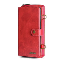 Charger l'image dans la galerie, Étui à rabat en cuir pour iPhone