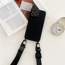 Charger l'image dans la galerie, Coque Silicone Souple avec Collier pour iPhone