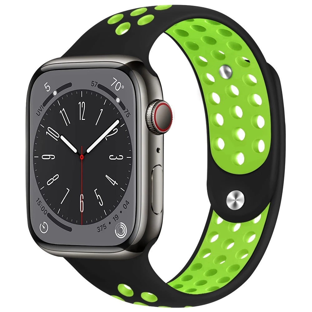 Bracelet en Silicone à deux sections pour Apple Watch