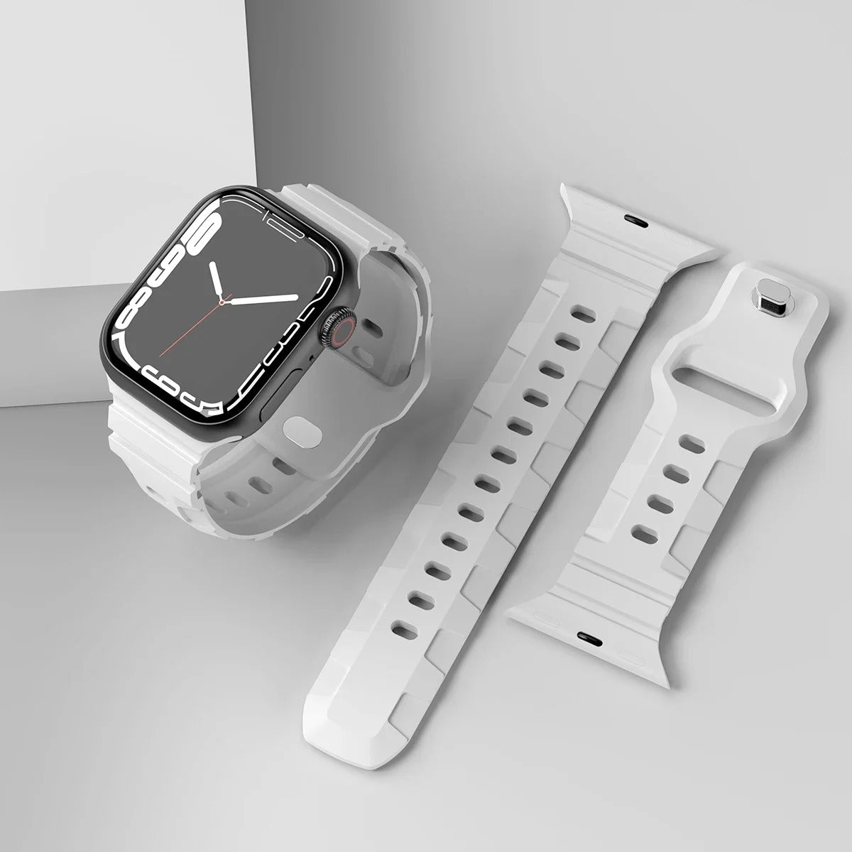 Bracelet en silicone Compatible avec Apple Watch