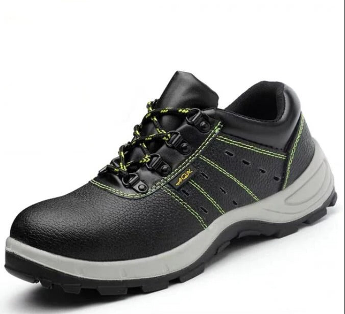 Chaussure de sécurité d'Hiver en Cuir avec Embout en Acier, Anti-Perforation