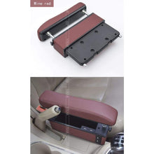 Charger l'image dans la galerie, 2 en 1 Accoudoir de voiture et organisateur en cuire réglable - Accoudoirs