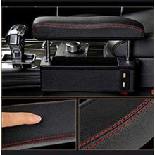 Charger l'image dans la galerie, 2 en 1 Accoudoir de voiture et organisateur en cuire réglable - Accoudoirs