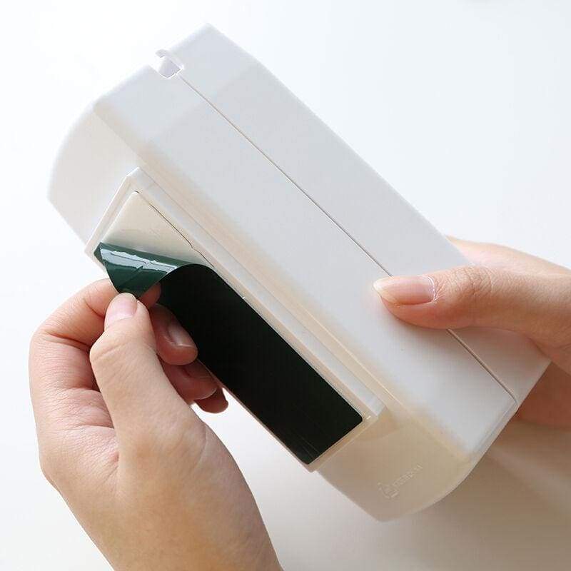 2-en-1: Distributeur de dentifrice et porte-brosse à dents solide et durable - Étagères de stockage & Racks