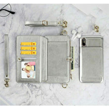 Charger l'image dans la galerie, 2 en 1 Sac à bandoulière et Coque pour protéger votre iPhone! - iPhone 6 / Argent