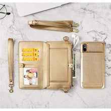 Charger l'image dans la galerie, 2 en 1 Sac à bandoulière et Coque pour protéger votre iPhone! - iPhone 6 / Doré