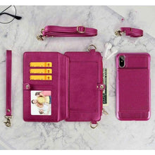 Charger l'image dans la galerie, 2 en 1 Sac à bandoulière et Coque pour protéger votre iPhone! - iPhone 6 / Violet
