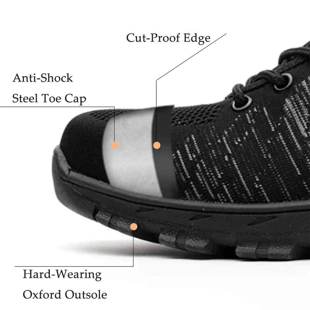 Chaussure de sécurité légère et indestructible Unisexe