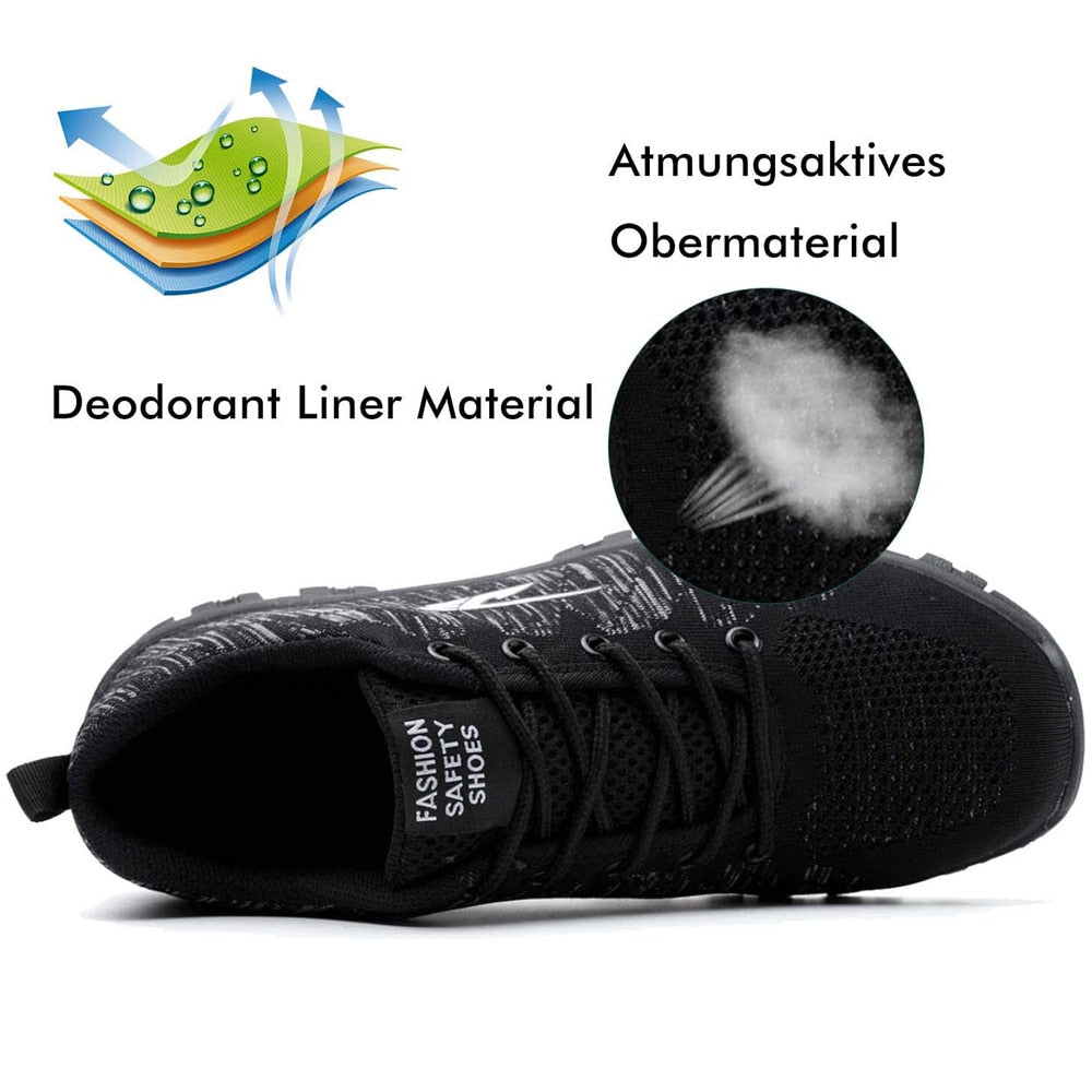 Chaussure de sécurité légère et indestructible Unisexe