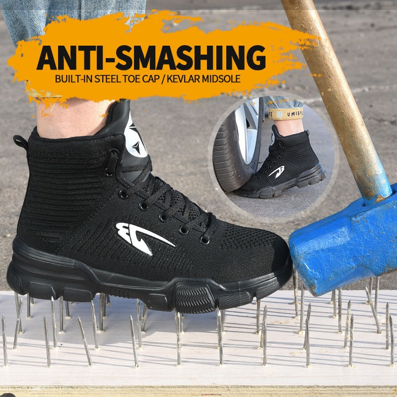 Chaussure de sécurité légère et indestructible Unisexe