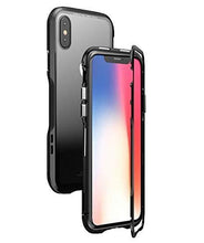 Charger l'image dans la galerie, Coque à Adsorption Magnétique Super Résistante Pour iPhone XS XS Max & XR iPhone XS Max Noir arrière-transparent