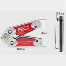 Charger l'image dans la galerie, Support magnétique de soudage Angles réglables 20 ° -200 ° Matériaux magnétiques