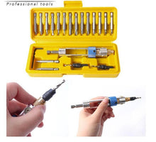Charger l'image dans la galerie, kit de Demi temps perceuse haute vitesse +20 embouts