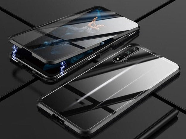 Coque deux faces à Adsorption Magnétique Super Résistante Pour iPhone