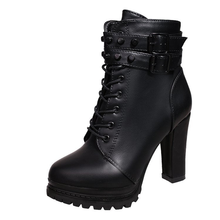 Bottines pour femmes à talon haut