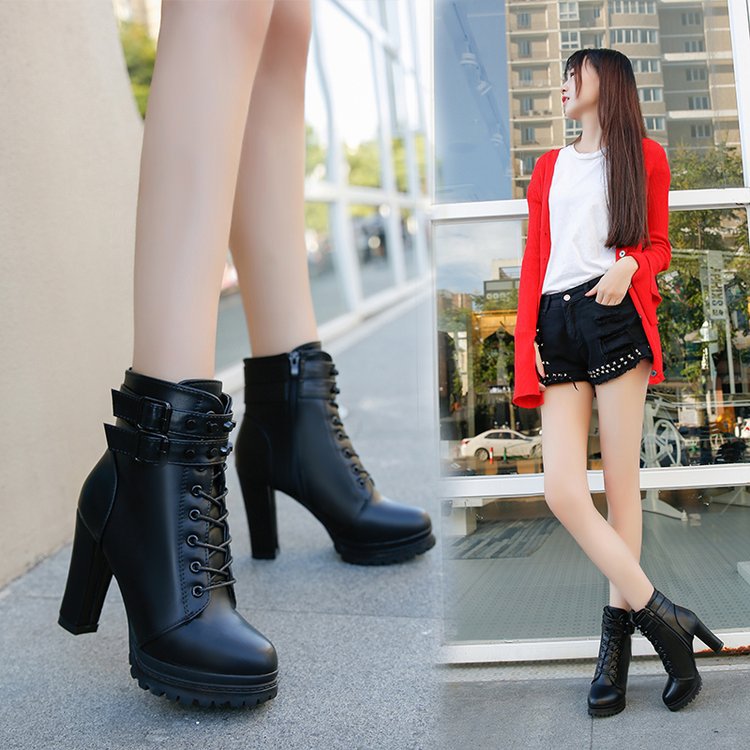 Bottines pour femmes à talon haut
