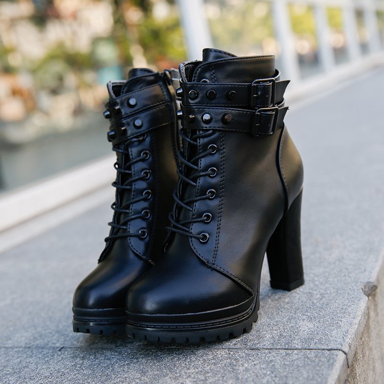 Bottines pour femmes à talon haut