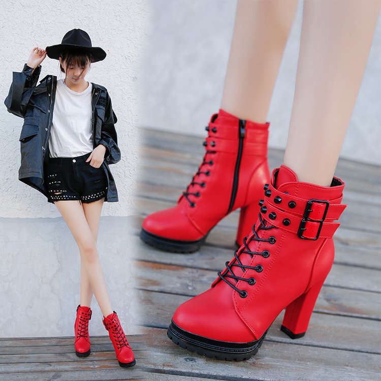 Bottines pour femmes à talon haut