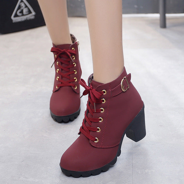 Bottines a Talon pour femmes