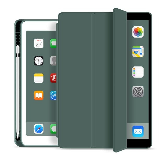 Coque à Adsorption Magnétique Antichoc en cuir pour iPad