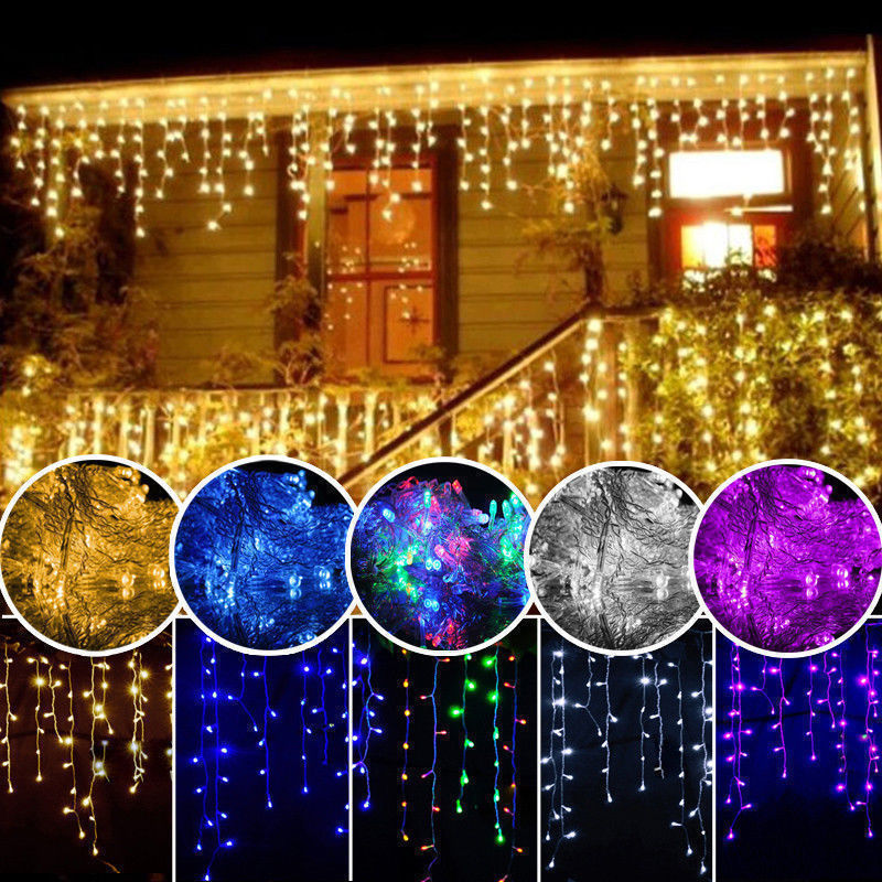 Guirlande Lumineuse LED Type Rideau pour Noël