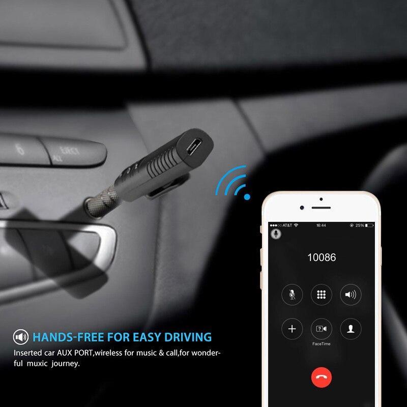 Receptor Bluetooth, adaptador de audio inalámbrico con salida de audio de 3,5 mm