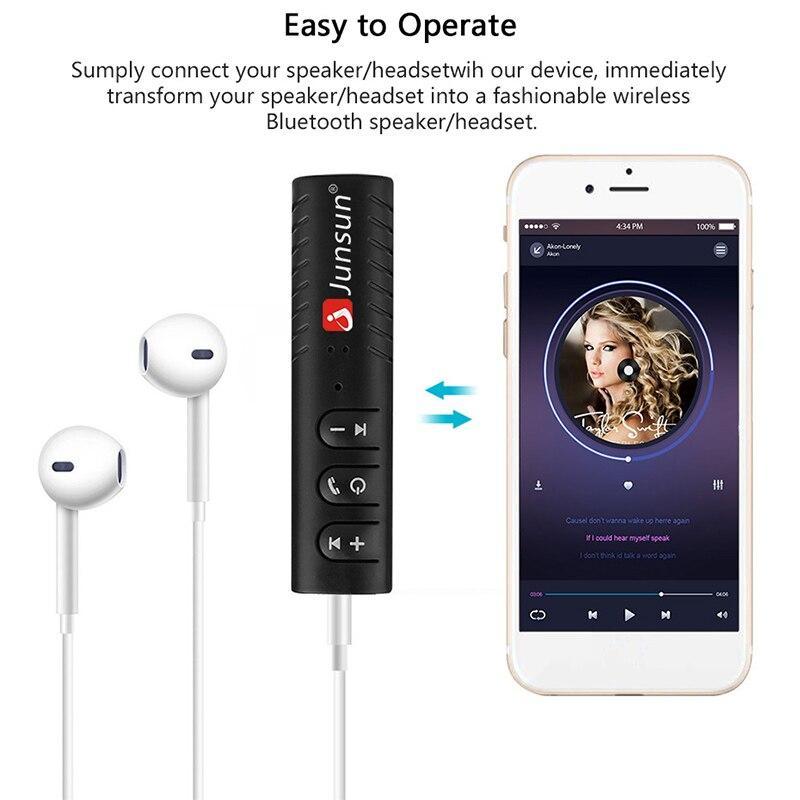 Receptor Bluetooth, adaptador de audio inalámbrico con salida de audio de 3,5 mm