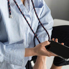 Charger l'image dans la galerie, Coque transparente rigide antichoc avec bandoulière de haute qualité pour iPhone Fitted Cases