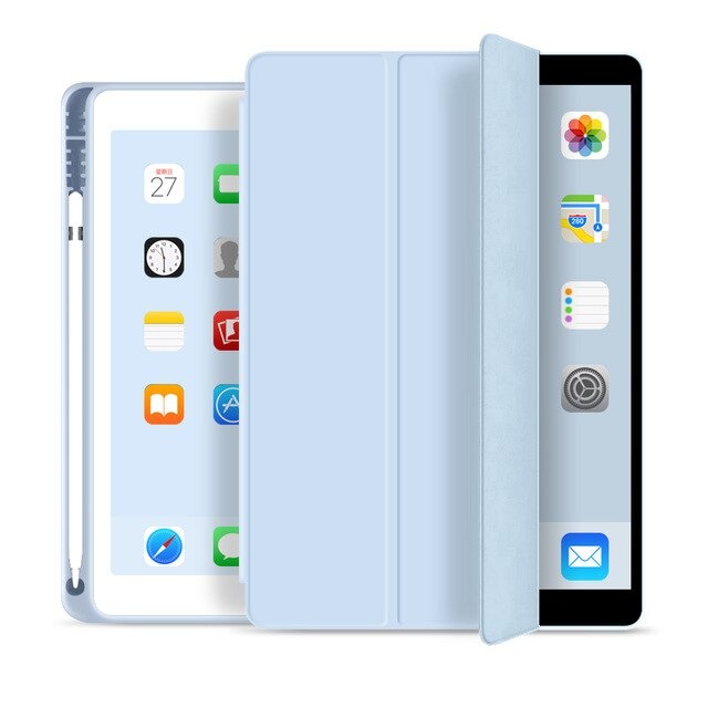 Coque à Adsorption Magnétique Antichoc en cuir pour iPad