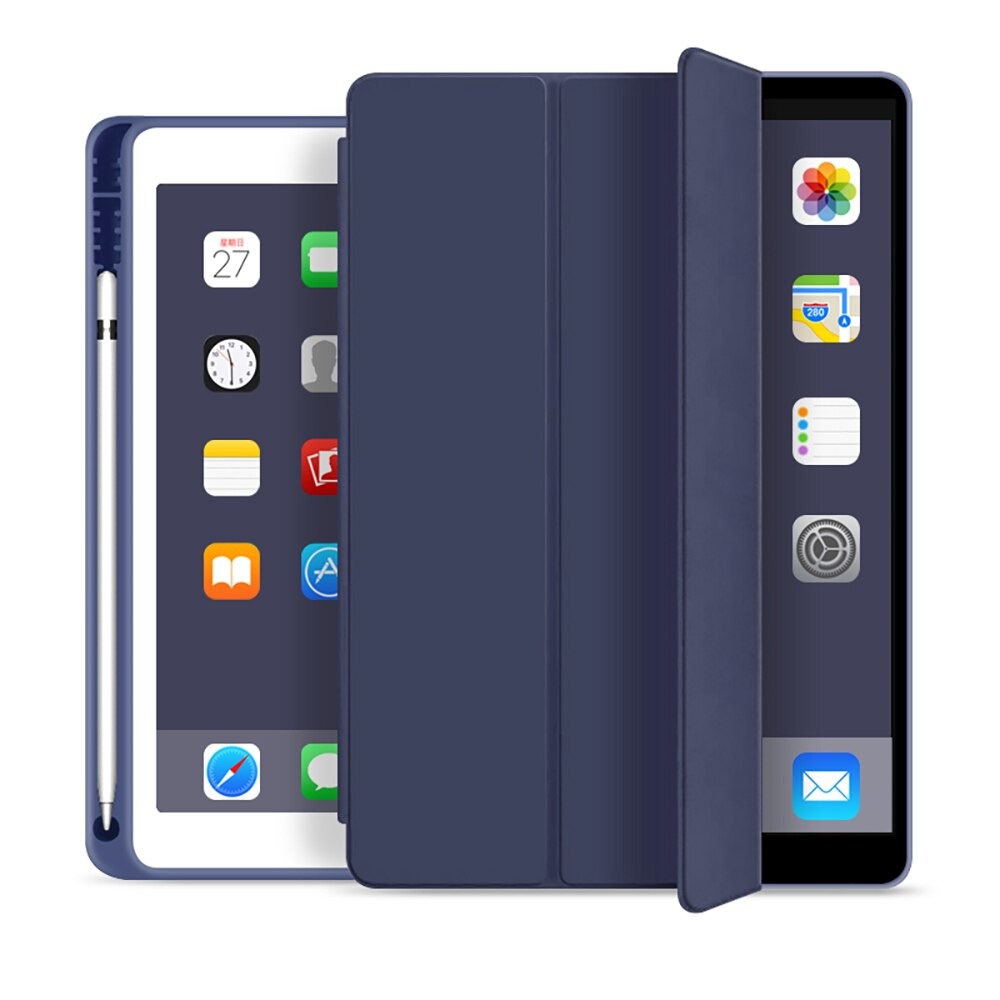 Coque à Adsorption Magnétique Antichoc en cuir pour iPad