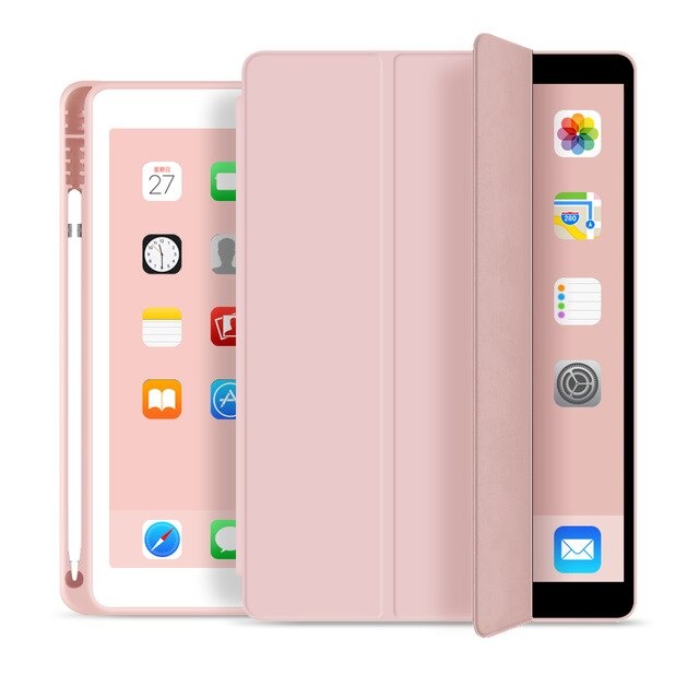 Coque à Adsorption Magnétique Antichoc en cuir pour iPad