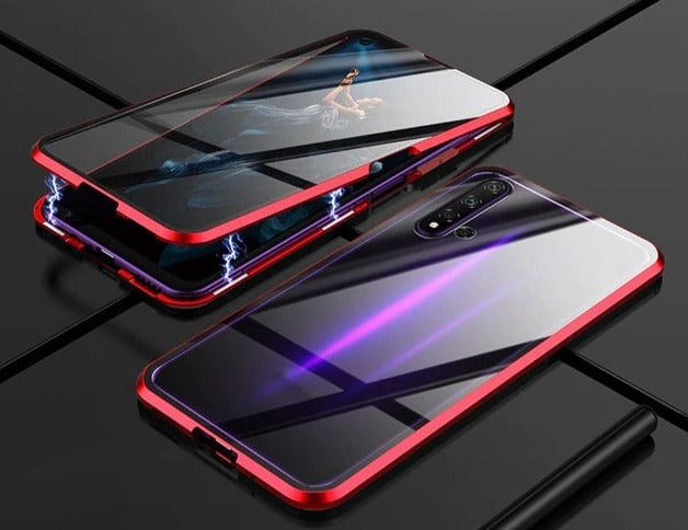Coque deux faces à Adsorption Magnétique Super Résistante Pour iPhone