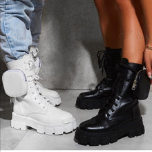 Charger l'image dans la galerie, Bottines femme avec pochette