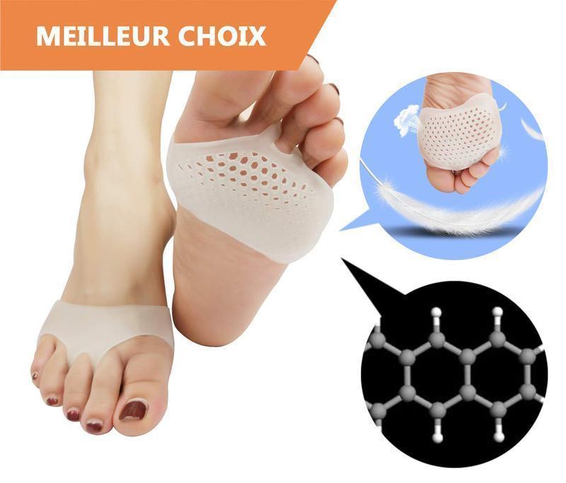 Coussinets métatarsiens respirants - lot de 2 Madame Cosmetique Blanc