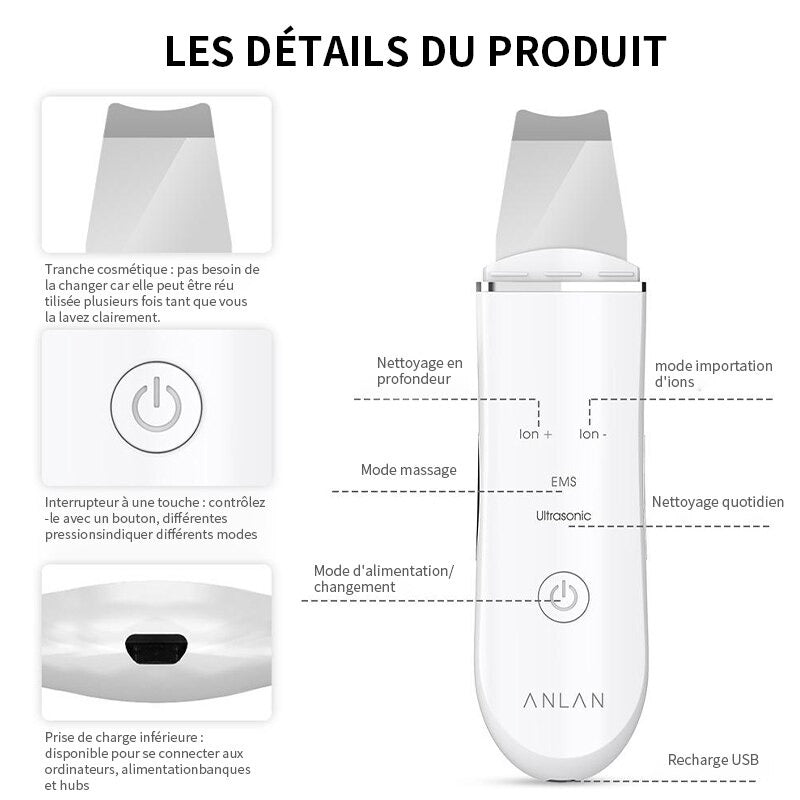Épurateur ultrasonique du visage