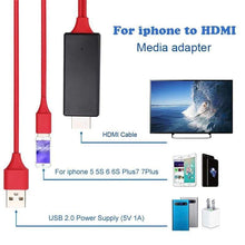 Charger l&#39;image dans la galerie, Câble HDMI Fast-Link Pour iPhone/iPad &amp; iPod - HDMI Câbles
