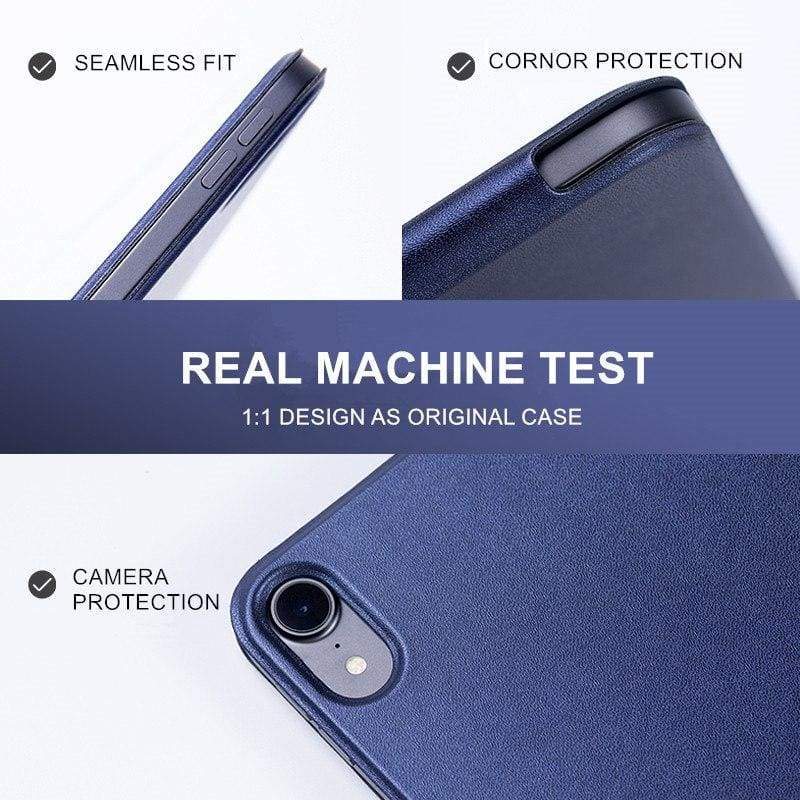 Coque à Adsorption Magnétique Antichoc en cuir pour iPad