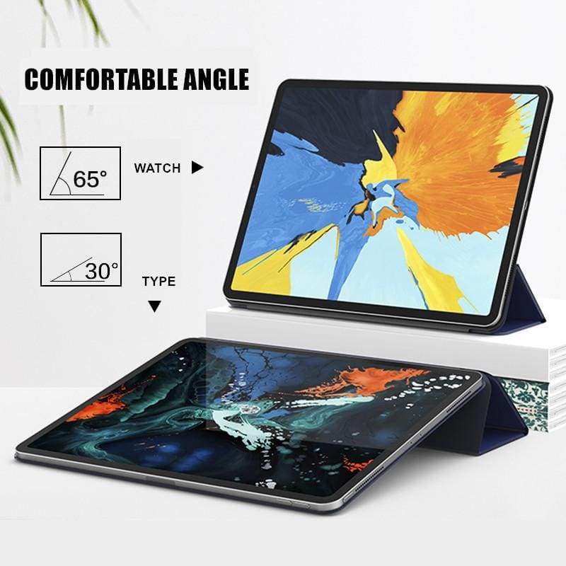 Coque à Adsorption Magnétique Antichoc en cuir pour iPad