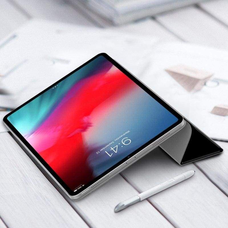 Coque à Adsorption Magnétique Antichoc en cuir pour iPad