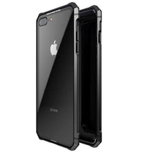Charger l'image dans la galerie, Coque Antichoc en verre trempé 9H très haute protection Pour iPhone - iPhone 7 / Noir