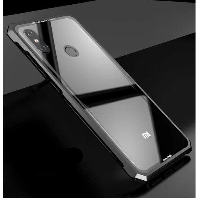 Coque Antichoc en verre trempé 9H très haute protection pour Xiaomi 8 - Noir