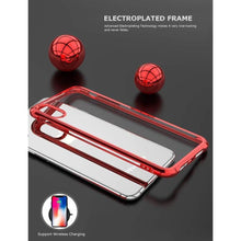 Charger l'image dans la galerie, Coque de luxe en chrome transparent haute protection pour iPhone